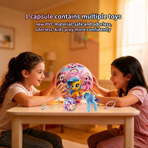 Figurines Poney Arc-en-ciel 10cm Gashapon Boîte Mystère Breloques DIY Bracelet Perlé Jouet Surprise à Découvrir Cadeau pour Filles - Product Image 3