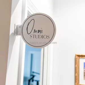 PRO Modern Personalized Custom Laser Cut Acrylic <b>House</b> <b>Number</b> Signs Office Storefront Door Plates Flag Shop Signboard - Product Image 5