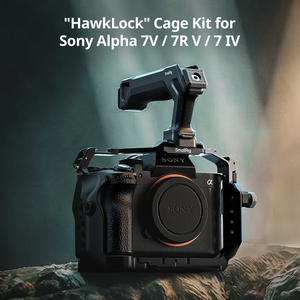Kit de cage SmallRig "Hawklock" pour <span class=keywords><strong>Sony</strong></span> <span class=keywords><strong>Alpha</strong></span> 7 <span class=keywords><strong>V</strong></span> / 7R <span class=keywords><strong>V</strong></span> / 7 IV avec plaque de fixation rapide Arca-Swiss et pince pour câble HDMI 6027 - Product Image 2