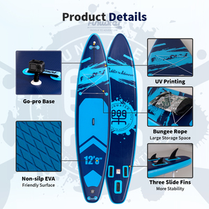 Spedizione Gratuita UE Dropshipping di Fabbrica CE Tavola da SUP Gonfiabile per <span class=keywords><strong>Waterplay</strong></span> e <span class=keywords><strong>Surfing</strong></span> Stand Up Paddle Surf Paddleboard - Product Image 3