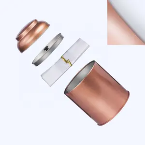 Cardboard tin tube packaging for leaf canister wholw sale tea tin container aluminium light air tight tea tins & tea