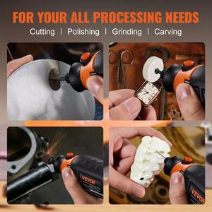 DB, venta al por mayor, 357 Uds., Kit de accesorios para herramientas rotativas, vástago de 1/8 \ "de diámetro, accesorio Universal, fuente de energía eléctrica - Product Image 6