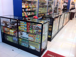 Vitrine en verre d'affichage de magasin de fumée haut de gamme usine prix de gros personnalisé <span class=keywords><strong>comptoir</strong></span> d'affichage en verre - Product Image 4
