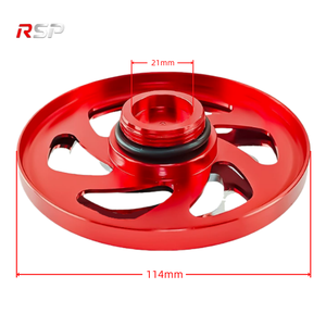 Cache de ventilateur de refroidissement en alliage <span class=keywords><strong>d</strong></span>'aluminium CNC pour <span class=keywords><strong>moto</strong></span>/scooter, protection <span class=keywords><strong>d</strong></span>écorative de l'allumage, mise à niveau universelle, marque RSP, garantie 1 an - Product Image 2