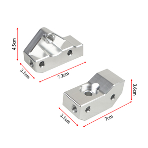 Kit de soporte de reubicación de durezas con Sensor de detonación de aluminio Compatible con motores GM LS Gen 3 LS1 LM7 LR4 LQ4 LS6 L59 LQ9 LM4 - Product Image 2