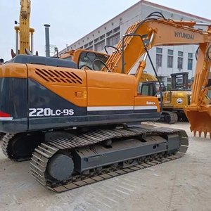 Escavadeira Usada Original Hyundai Coreana 22t 220LC-9 para Construção Pesada - Product Image 3