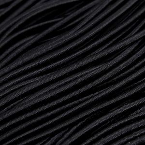Wholesale 3mm Black Round <b>Elastic</b> Cord High Stretch Rubber Rope for DIY Lanyard Crafts Binding General Purpose <b>String</b> - Product Image 3
