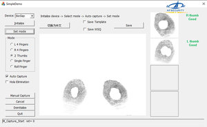 Hfsecurity greenbit cán ngón tay FBI đăng ký ngón tay kép 4 4 2 Máy quét dấu vân tay cho Chính Phủ đăng ký quốc gia - Product Image 3