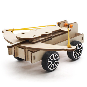 Coche Catapulta de Madera, Kit de Ciencia DIY, Juguete Educativo Manual para Niños de 7 a 9 Años - Product Image 3