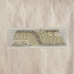 Venta al por mayor zapatos accesorios cuero superior semiacabado zapatilla sandalia zapatillas hierba Shell perla superior - Product Image 5