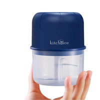 Mini Hachoir Électrique pour Légumes, Presse-Ail et Broyeur Rechargeable USB, Hachoir à Viande et Gingembre, Robot Culinaire, Gadget de Cuisine
