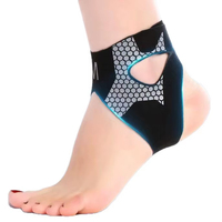 Sangle de protection de cheville sportive personnalisée, manchon respirant pour la protection de l'articulation de la cheville, conception à talon ouvert, protection respirante de la cheville