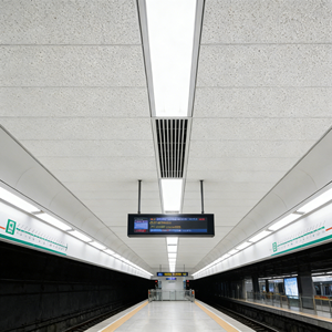 แผ่นซับเสียงใยหินร็อควูล แผ่นฝ้าเพดานอะคูสติก ทนไฟ สำหรับโครงการฝ้าเพดานภายในห้องสมุด - Product Image 6