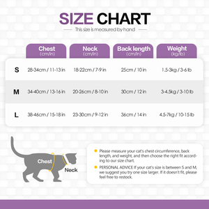 בגדי ניתוח לחיות מחמד מבד כותנה נושם, מכנסי בידוד נגד ליקוק לחתולים, דוגמה חלקה, ביגוד חורף לחיות מחמד - Product Image 5