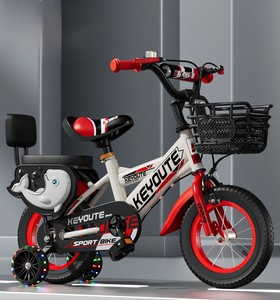 <span class=keywords><strong>Bicicletta</strong></span> Premium JJY per Bambini <span class=keywords><strong>con</strong></span> Ruote Luminose, Sedile Posteriore, Schienale in Rete, Stile Fat Bike - Product Image 2
