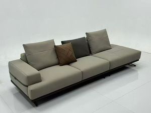 Juego de sofás seccionales de cuero de lujo moderno italiano, sofá de esquina Modular, muebles de sala de estar, Villa, <span class=keywords><strong>Hotel</strong></span>, apartamento, uso - Product Image 6