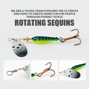 Leurre de pêche ALPHA 11g 15g 18g, spinner, pêche en eau salée, appât artificiel ciblé, cuillère dure, leurres métalliques, spinnerbait, équipement de pêche - Product Image 4