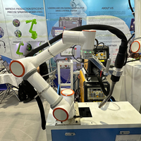 Brazo Robótico de Soldadura por Arco, Robot Colaborativo con Carro, 6 Ejes, Carga Útil de 5 kg, Alcance de 922 mm, para Soldadura CNC, Línea de Producción Industrial