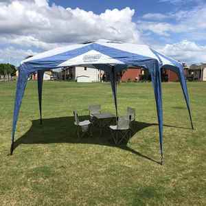 Outdoor Four Seasons Beach Sunshade <b>Canopy</b> Portable Waterproof Durable 190T Silver-Plated Polyester 480X480x240cm One Bedroom - Product Image 2