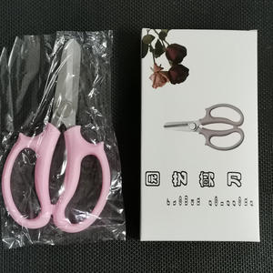 Tijeras de podar de acero inoxidable con cabezal redondo para ramas y arte floral, herramientas de jardín, color azul, fabricadas en Yangjiang. - Product Image 3