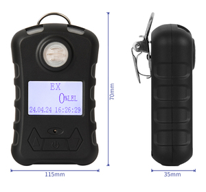 เครื่องตรวจจับก๊าซ H2S แบบพกพา ชาร์จไฟได้ DUOTESI, มาตรฐาน CE & ATEX, กันน้ำ/กันฝุ่น, รับผลิตแบบ OEM/ODM, สินค้าขายดีสำหรับโครงการอุโมงค์ - Product Image 4