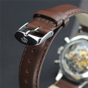Montre mécanique chronographe d'aviation rétro de luxe en acier inoxydable, modèle Seagull St1901, pour homme, en stock, livraison gratuite, en vente - Product Image 6