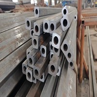 Tube en acier de précision 40*40*6MM, étiré à froid, forme spéciale extérieure carrée intérieure ronde, OEM pour arbre de transmission de machines agricoles