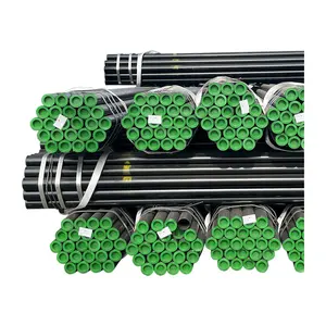 API 5L Grade B Sch40 Sch80 Black Painted Seamless Steel Pipe For Oiled Industrial