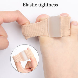 Dual-Hole Gel Sebs Grote Voet Bot Orthese Zachte Glasvezel Cross-Border Teen Separator Mannelijke Vrouwelijke Overlap Duim Valgus Spalk - Product Image 4