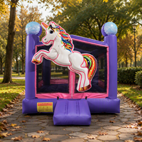 Château gonflable commercial de qualité supérieure, château gonflable licorne pour enfants, trampoline gonflable pour enfants