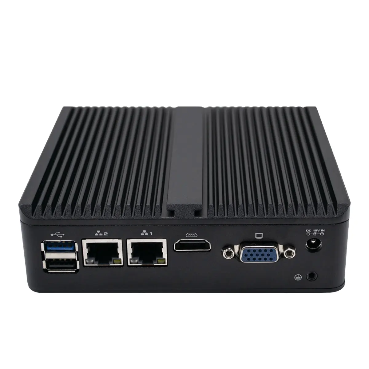 Hvaeipc Industriële Mini Pc J1900 Quad Core Fanless X86 Embedded Computer Dual Lan Rs232 Wifi 3G 4G Netwerkondersteuning