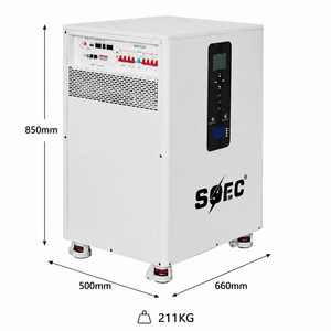 Unidad de Almacenamiento de Energía Solar de 20 kWh y 12 kW Todo en Uno, Batería de 51.2 V y 400 Ah con BMS Inteligente, Salida Trifásica Estable - Product Image 3