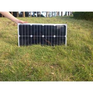 Facile à transporter énergie renouvelable 125*125 <span class=keywords><strong>sunpower</strong></span> 25W module solaire semi-flexible machine à panneau solaire ensemble de panneaux solaires - Product Image 3