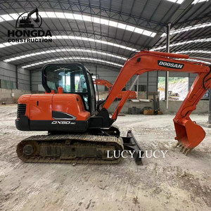 Prix bas pour une excavatrice Doosan DX60-9C, excavatrice agricole, excavatrice de jardin, excavatrice sur chenilles multifonctionnelle d'occasion, fabricant - Product Image 6