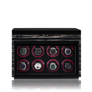 Hot Sale Automatic Watch Winding Box luxurious Wooden Watch Box Wood Box