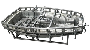 rotational Single <strong>mold</strong> <strong>Plastic</strong> rotomolded <strong>Fishing</strong> Kayak Touring In Rivers <strong>2</strong> Person Sit On Top rotomolding rowing boat For Family - Product Image 6