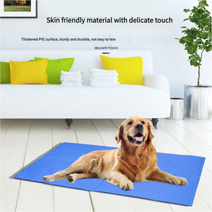 Tapis rafraîchissant ultra-respirant pour animaux de compagnie, double face, antidérapant, imperméable, lavable et durable, idéal pour les journées chaudes - Product Image 1