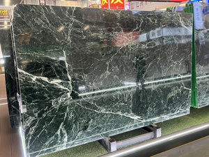 Puradas <strong>Green</strong> Marble -Verde Alpi Natural Dark <strong>Green</strong> Luxury Veins High-End Engineering <strong>Stone</strong> Suitable for Countertops/Walls - Product Image 5