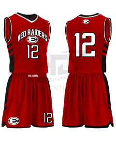 Ensemble d'uniformes de basket-ball de qualité supérieure au design personnalisé Nouveau style d'uniforme de basket-ball au design personnalisé - Product Image 1