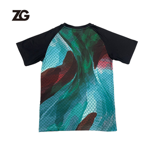 Aangepaste Ronde Hals Imitatie Katoenen T-Shirt Korte Mouw Grafische Print T-Shirt - Product Image 4