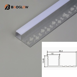 2025 Factory Price 15*15 Customized Lace Drywall Ceiling Led Aluminum Led Profile Led Strip Plaster Gypsum Board Ceilings - Product Image 2