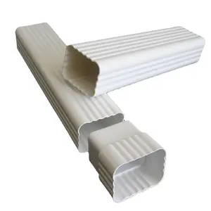 Building Material Pipe Fitting Plastic Pipe PVC Rainwater Gutter System from China Supplier