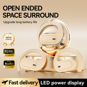 Open Wireless <b>Sport</b> Earbuds Digital Battery Indicator BT5.4 In-Ear OWS <b>Earphone</b> <b>Sports</b> Ear Clip ENC Cancelling TWS <b>Headphones</b> - Product Image 2