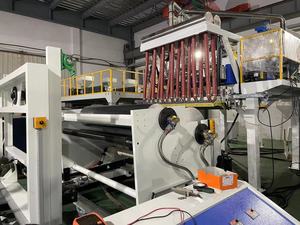 Newest 1500mm Triple Screw Stretch Film <strong>Machine</strong> 100% PE Easy PLC Control LDPE LLDPE <strong>Plastic</strong> <strong>Extruders</strong> with Gear Core Components - Product Image 2