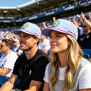 Casquettes de baseball imperméables de haute qualité en gros avec logo en PVC, visière incurvée, chapeau de golf performant, chapeaux personnalisés - Product Image 4