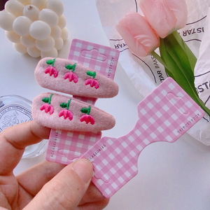 Clip per Cravatta, Confezione in Cartone, Borsa Fai-da-Te, Accessorio per Capelli, Elastico Pieghevole Stampato - Product Image 3