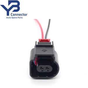 8K0973702 otomotiv kadın 2 pinli konnektör elektrik VW AUDI Skoda Seat için araba kabloları demeti pigpig - Product Image 1