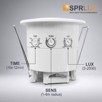 Sistem Sensor Gerak Microwave HF 5.8GHz, Deteksi 360 Derajat, Pemasangan di Langit-langit, Deteksi Gerakan Tubuh untuk Penerangan