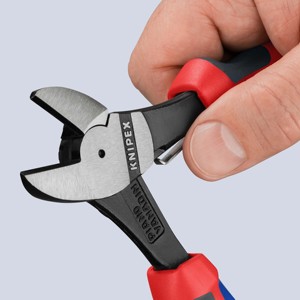 KNIPEX 74 12 180 SB Cortador diagonal de alta resistencia con mangos ergonómicos negro 180 mm - Product Image 5