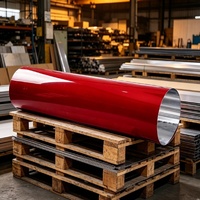Bobine d'aluminium prélaquée robuste pour portes de garage industrielles lourdes et volets roulants automatiques